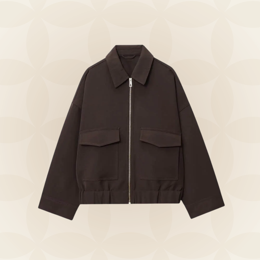 Gina | Giacca Bomber con Tasche a Pattina