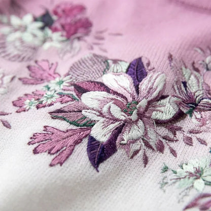 Alba | Maglione Floreale con Collo Alto