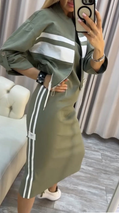 Delia | Set Elegante con Abito e Giacca